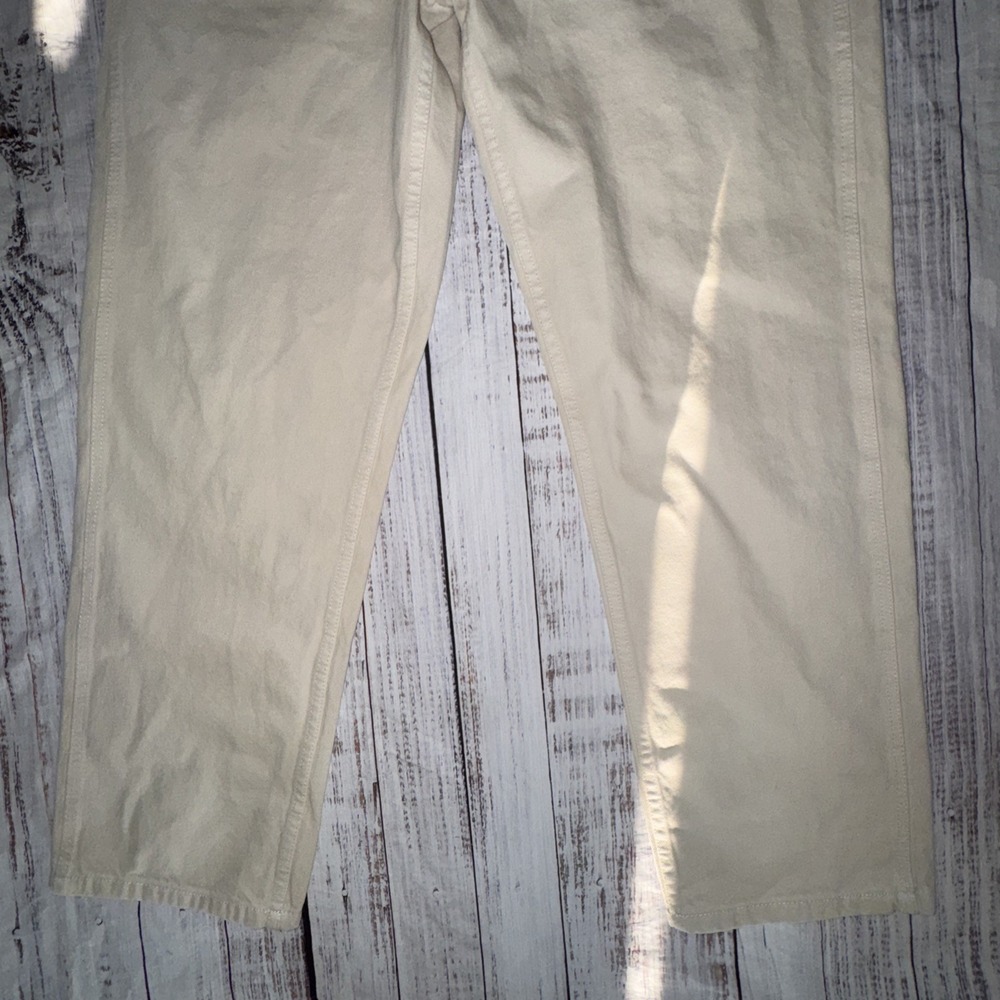 Paper & Denim Cloth Mens Relax Tapered Beige Jeans Size 36 X 32 NWT $72 - Picture 2 of 7